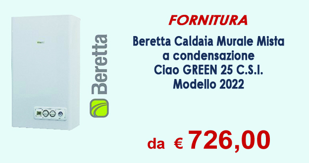 Beretta caldaia a condensazione Ciao Green-25